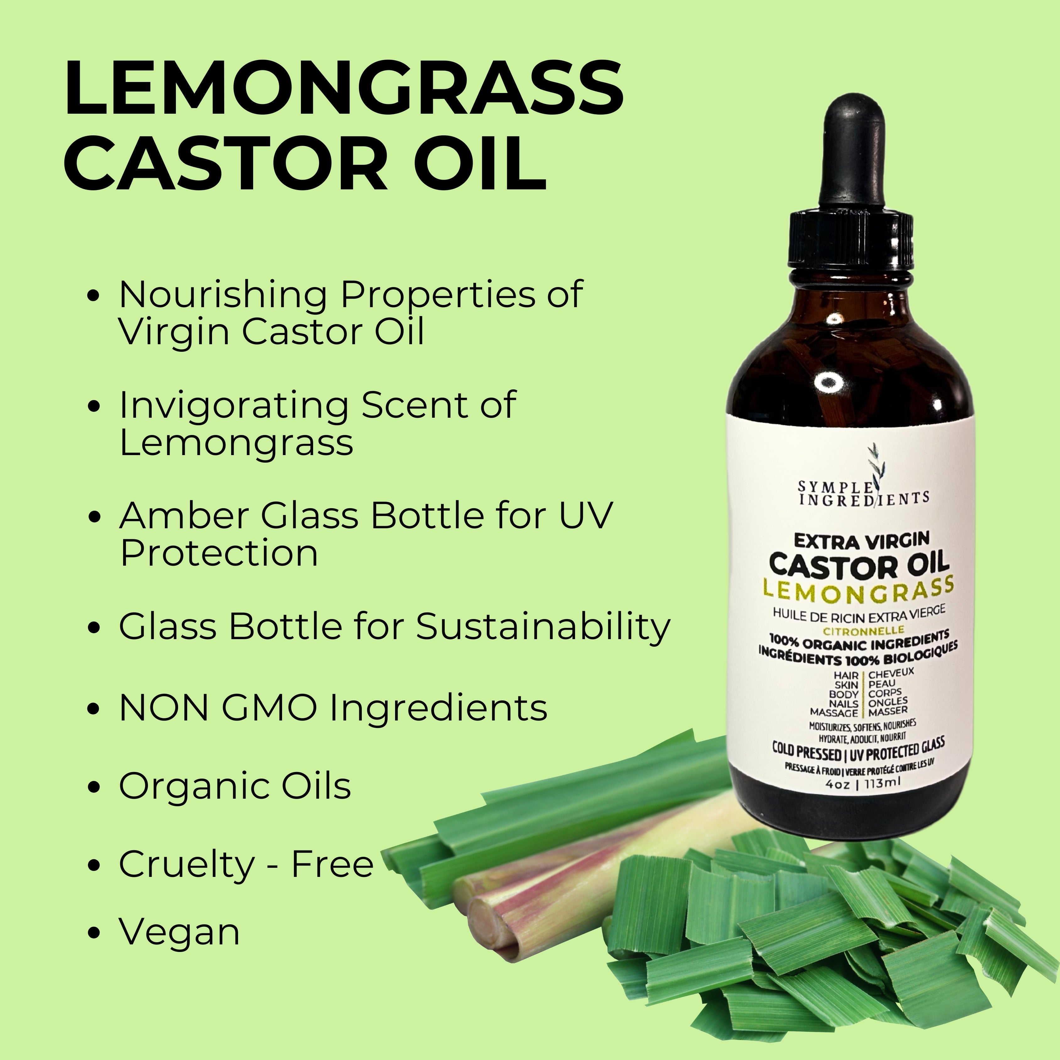 LEMONGRASS EXTRA VIRGIN CASTOR OIL