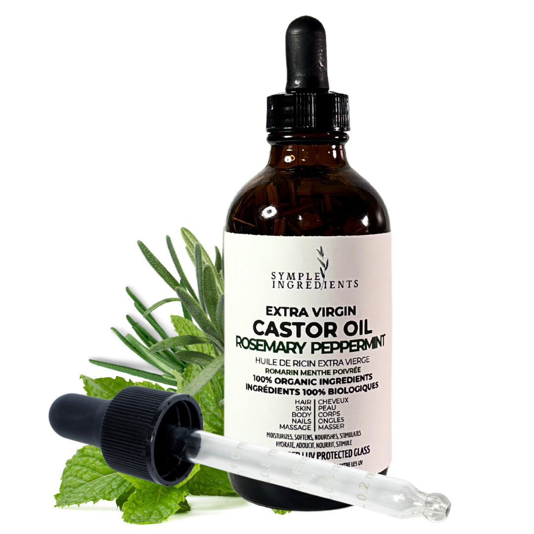ROSEMARY PEPPERMINT EXTRA VIRGIN CASTOR OIL