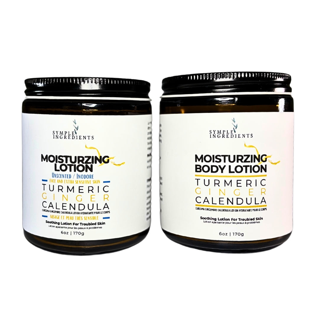 TURMERIC GINGER CALENDULA MOISTURIZING BODY LOTION