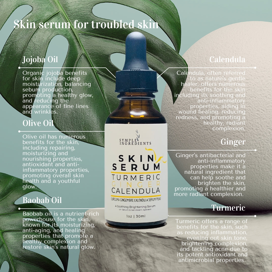 TURMERIC GINGER CALENDULA SKIN SERUM