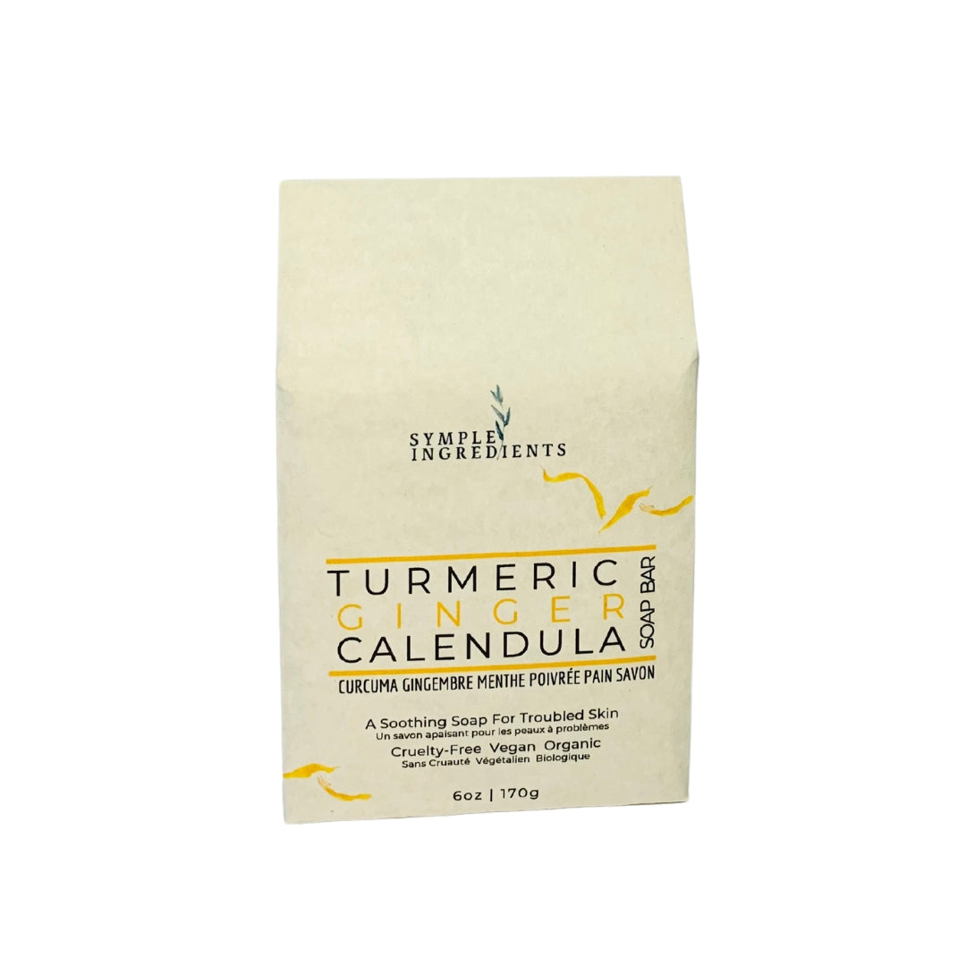 If you're looking for Turmeric Soap Black Owned Symple Ingredients makes great handmade soaps in Toronto for troubled skin. 