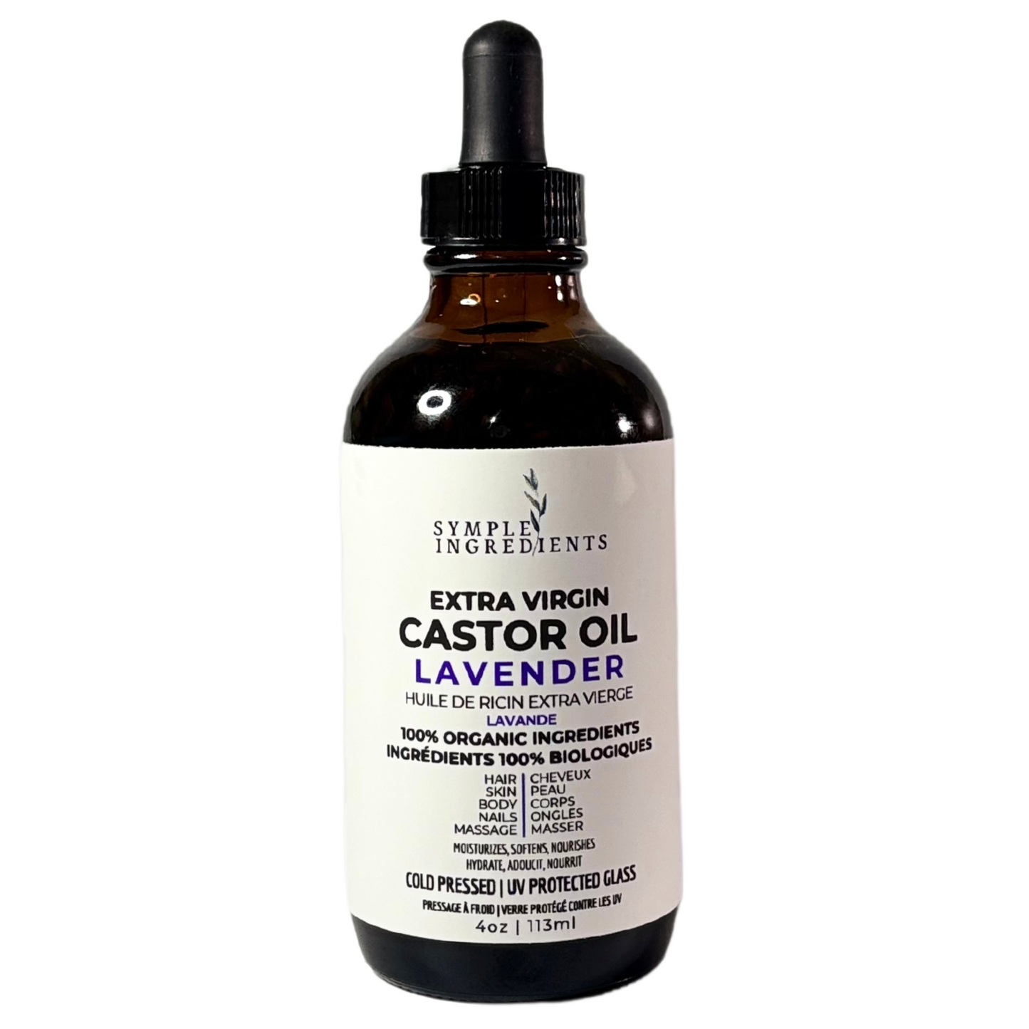 LAVENDER EXTRA VIRGIN CASTOR OIL