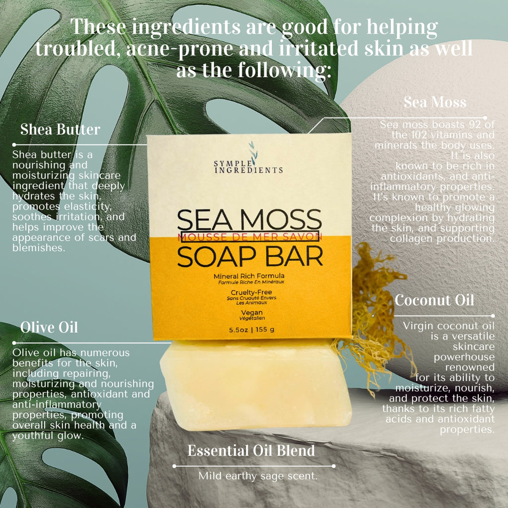SEA MOSS SOAP BAR - SUMMER BREEZE