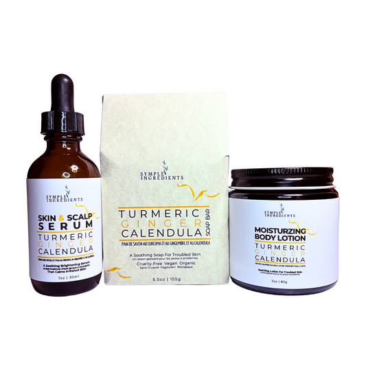 TURMERIC GINGER CALENDULA SET