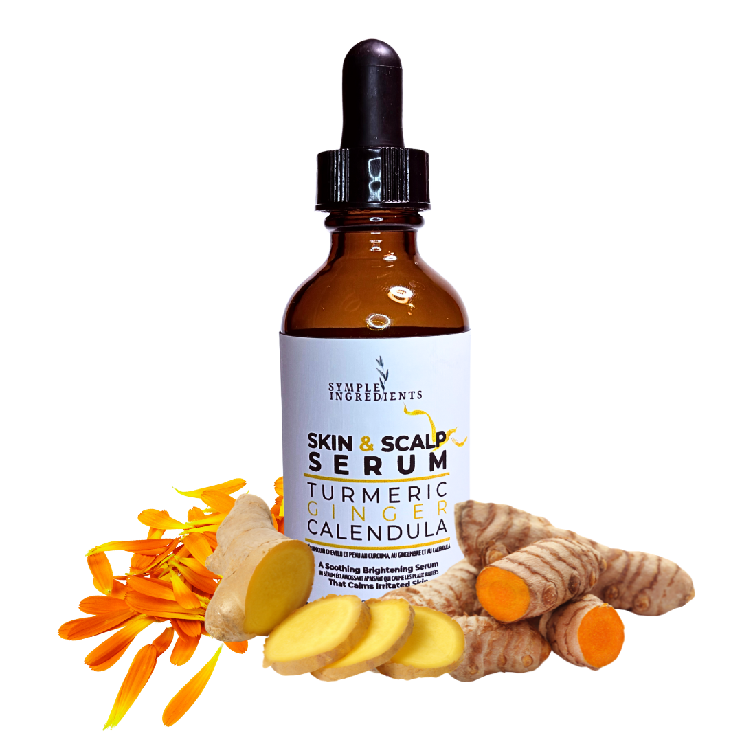 TURMERIC GINGER CALENDULA SKIN & SCALP SERUM